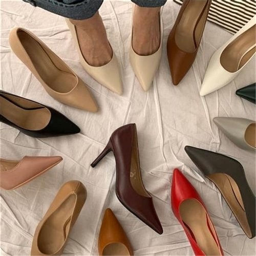 짝꿍닷컴 오가게  슈썸 초이스 컬러 스틸레토 여성 하이힐 펌프스 RJ b78094 오가게 트렌드한 데일리룩 매일 업뎃
