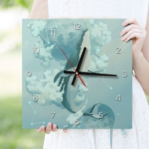 꾸밈  pk941-별을쫓는고래1인테리어벽시계