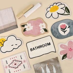 벨라이프  큐티몽키 욕실매트 48x60