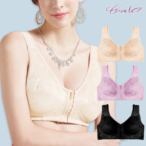 시스넬라 쟈카드지퍼브라 1종 노와이어브라 브라렛  6378530