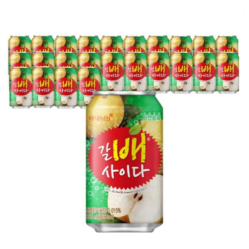 해태음료 갈배 사이다 355ml