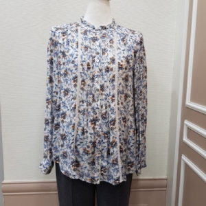 BCBG 샬롬 플라워 블라우스 B9S1B401_71