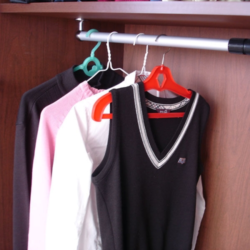 가자데코 다용도 폭조절 옷걸이봉/수건걸이 120