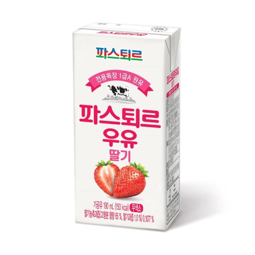 파스퇴르  딸기 우유 190ml