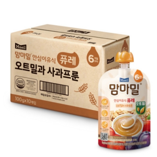 매일유업 맘마밀 안심이유식 단호박과 소고기 100g