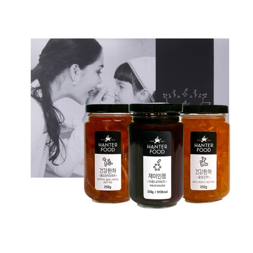 한터식품 건강차 & 잼 선물세트 1호