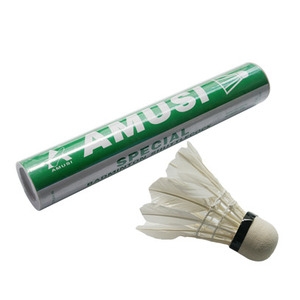 깃털 배드민턴 셔틀콕_12개입