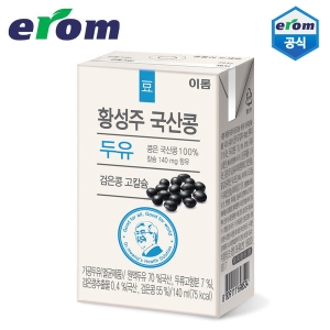 이롬 황성주 국산콩 두유 검은콩 고칼슘 140ml