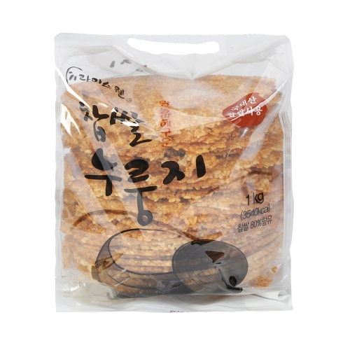라이스웰  황동판에 구운 찹쌀 누룽지 1kg