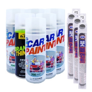 일신  카페인트 자동차페인트 스프레이 붓페인트 빠데