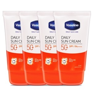  바세린 데일리 선크림 50ml [4개]