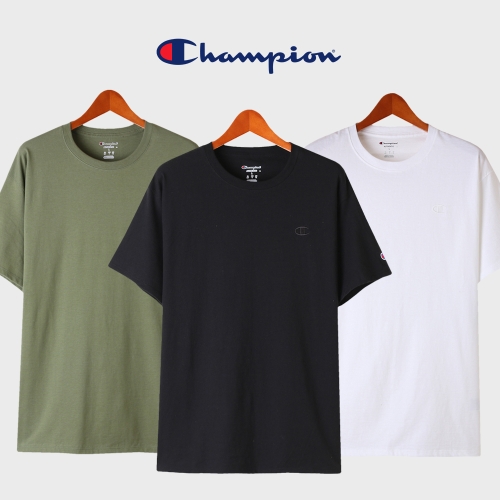 챔피온  남성 클래식 2.0 져지 반팔 티셔츠 블랙 (T0223003)