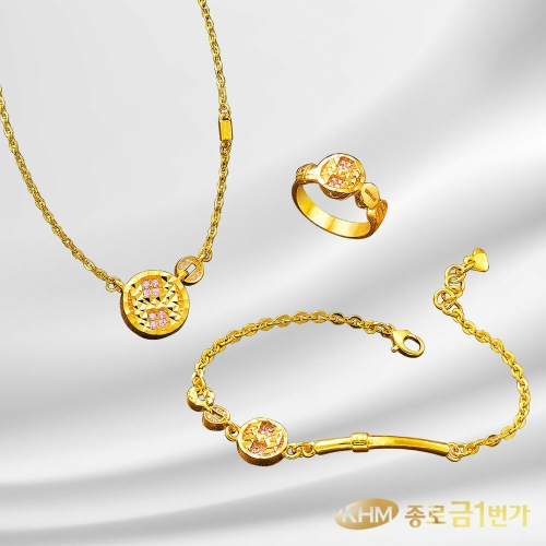 종로금1번가  24K 순금 목걸이 팔찌 2종 택 24K 벨라H 18.75g+ 무료