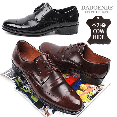 다된데 소가죽 남자 신발 옥스포드 면접 정장 남성구두 넥슨끈