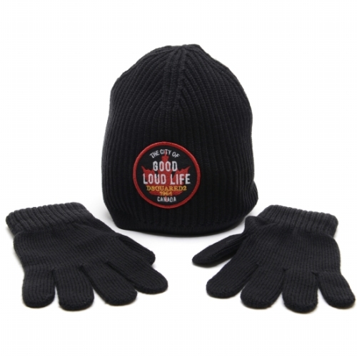 디스퀘어드2 유니코  남성   비니장갑세트  KA4002_V01W_2124