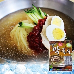 강동퓨어푸드  HACCP 막국수 사리 10인분 육수/냉면 쫄면 밀면 국수