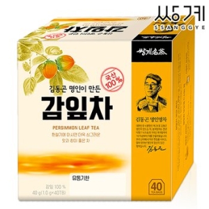 쌍계명차  김동곤 명인이 만든 감잎차 40티백