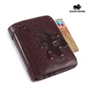 바이슨데님 남성 바이폴드 중지갑_W4361 2ZS