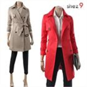 쉬즈넘버나인 클레어 더블 트렌치코트