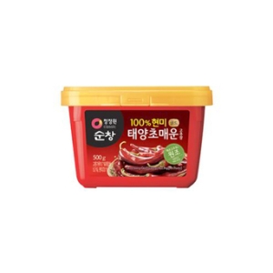 청정원 순창 100% 현미 태양초 매운 고추장 500g