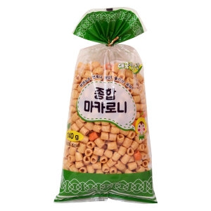 종합마카로니 소 140g 과자 스낵 브이콘 오란다 전병