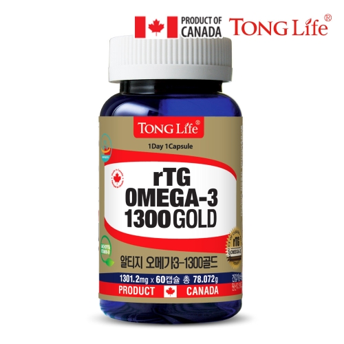 통라이프 Canada 캐나다정품 오메가3골드 1202mg-6개월분-혈행개선 기억력에도움