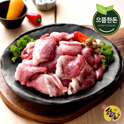 초록원  으뜸한돈 한돈 냉동 앞다리살 제육볶음용 300g