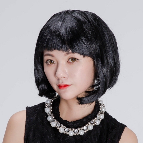 파티해  단발머리가발 (블랙)