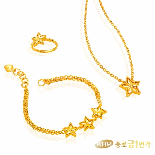 종로금1번가  24K 순금 목걸이 팔찌 2종 택 24K 에크루 11.25g+18k