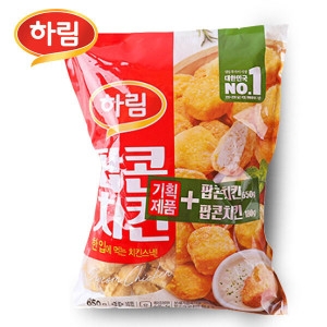 하림  팝콘치킨 830g