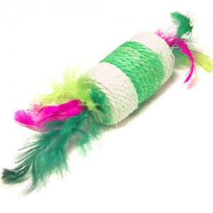 캣콘도  깃털 미니원통형 스크래쳐