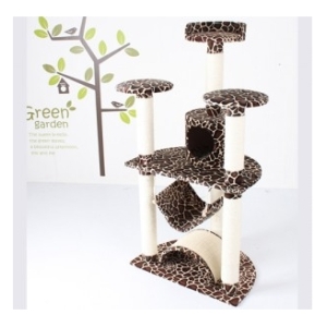 펫모닝  호피무늬 캣타워 PMC-110316-2