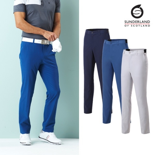 썬더랜드 남성 솔리드 골프 바지 (16021PT03)