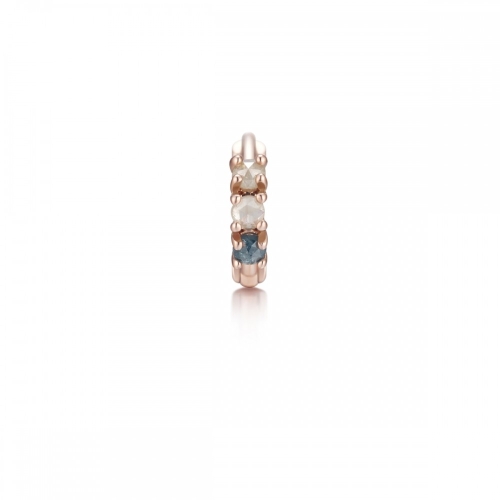 스타일러스  스노위라인 콤비 14K한짝 귀걸이_211800201