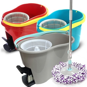 동글이 스핀청소기 2단 프리미엄 봉세트