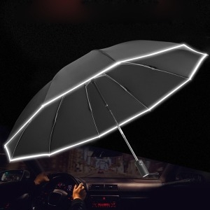 제이스 아이디어우산 빛나는 빛반사우산 3단자동우산 안전한우산 사고방지우산