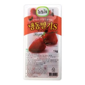 우양냉동식품  뉴뜨레 냉동 딸기 슬라이스 1kg
