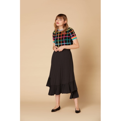 데리 패턴 니트 DWAS3KN004-6