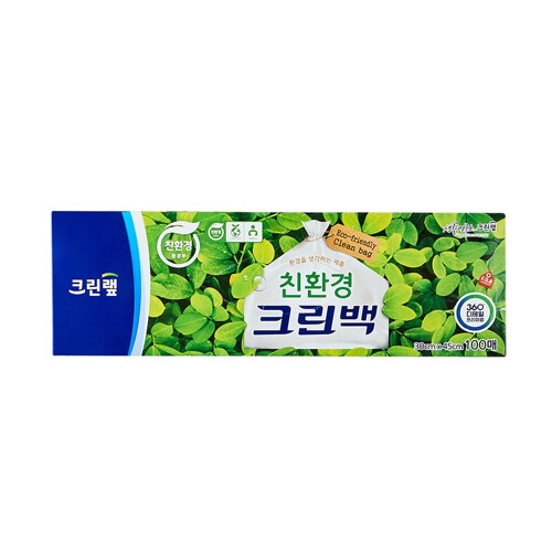 크린랲  친환경 크린백 30x45cm (대) 100매