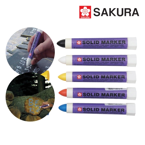 사쿠라  목재 고무 철판 유리 고체 솔리드 마커 마카