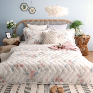 아망떼 프레아 시어서커 리플 홑여름이불 베개세트