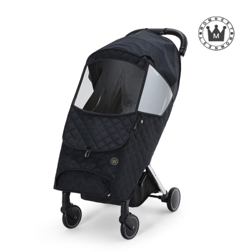 맘네스트  리안 그램플러스 R 유모차 방한커버 블루블랙