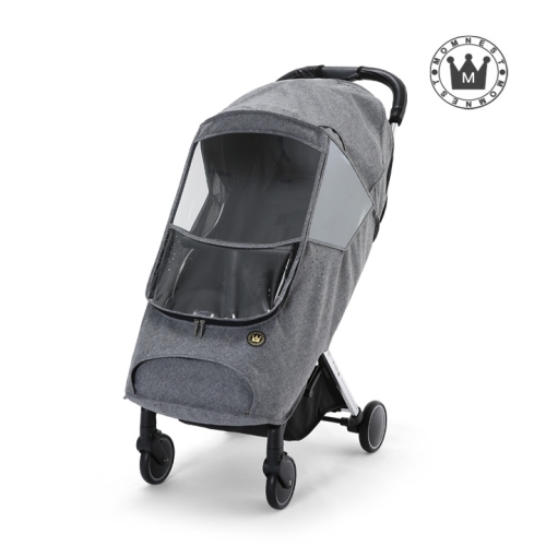 맘네스트  리안 그램플러스 R 유모차 사계절 방풍커버 블랙멜란지