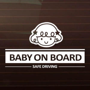 제제데코  심플라인 아기천사 BABY ON BOARD 스티커