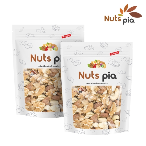 넛츠피아  세븐믹스 레벨업너트 500g x 2봉 리필형