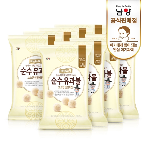 남양유업 아인슈타인 순수유과볼 고소한 인절미맛 30g