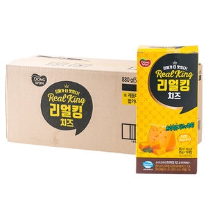 동원F&B 리얼킹 치즈 소시지 55g[160개]