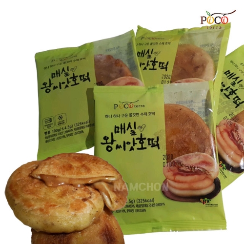 청담식품 포코테라 매실 씨앗 호떡 100g