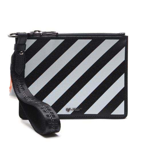 오프화이트  DOUBLE DIAG POUCH 클러치 OWNA048