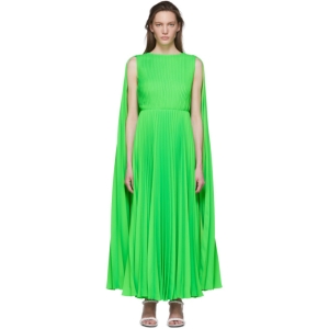  발렌티노 Green Pleated Dress